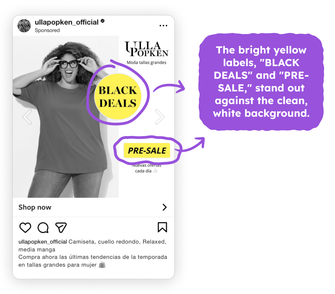 High-impact offer design through color repetition